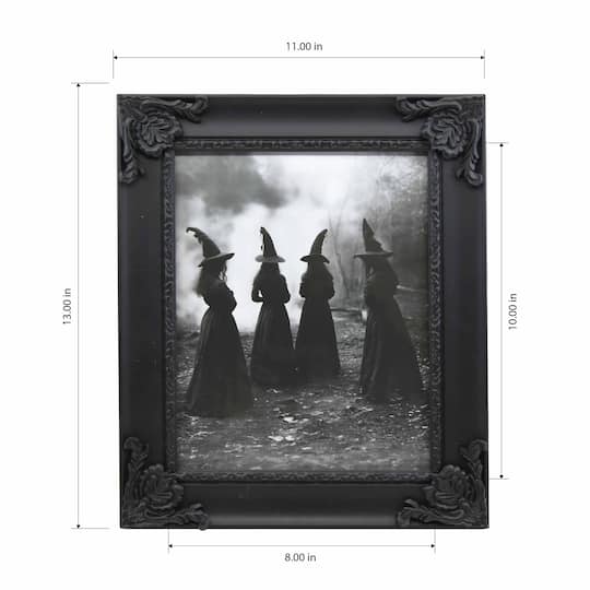 8" x 10" Black Baroque Wood Tabletop Frame by Ashland®